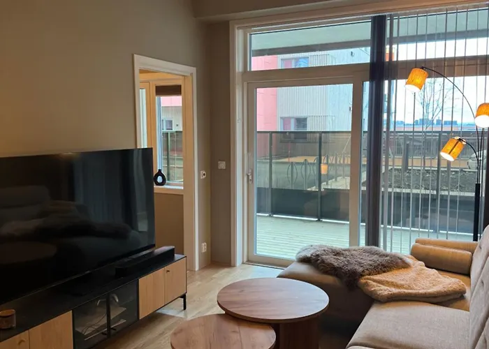Modern And Scandinavian Style With Parking Daire Trondheim